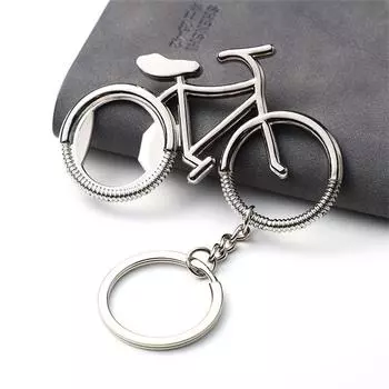 Bike Shaped Bicycle Keychain Metal Bike Key Rings Bag Ornaments Bottle Opener Keyring Thanksgiving