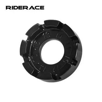 Ключ для спиц велосипеда, 8-позиционный, профессиональный, для регулировки обода велосипедного колеса, гаечный ключ для ремонта шоссейных велосипедов, черный серебряный