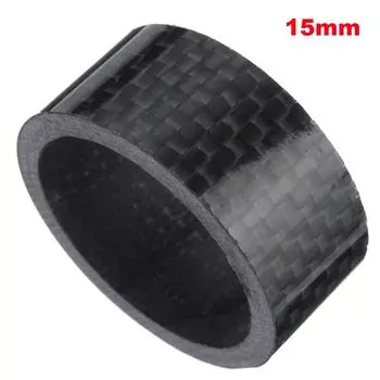 Bike Stem Bicycle Headset Handle Bar Carbon Fiber 1-1/8 Spacer Washer Spacing Pad Headset ring 15mm