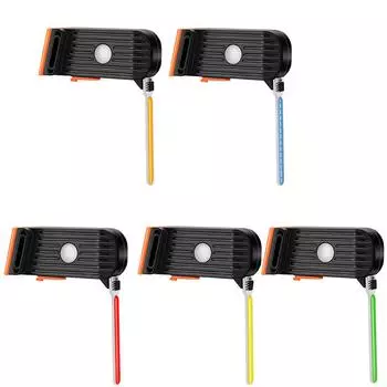 Bike Tail Light, 6 Colors Cycling Safety Flashlight With 300mah Battery 40 Minutes Runtime Portable розовый