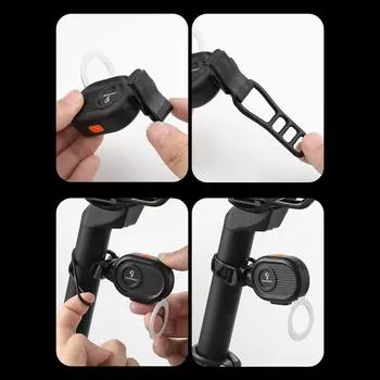 Bike Tail Light Constellation Design Bike Lights For Night Riding 4 Light Mode Led Bike Tail Light Weather Resistant Rear Red
