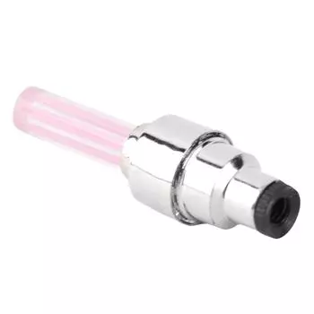 Bike Tire Wheel LED Lights Gas Nozzle Lamp Tire Valve Glow Night Safety Light Red