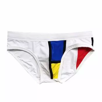 bikini boxer style Western low rise bikini [Sat night.jp] Men s briefs, swimwear, men s swimwear, style, unique, (XXL, briefs, white)