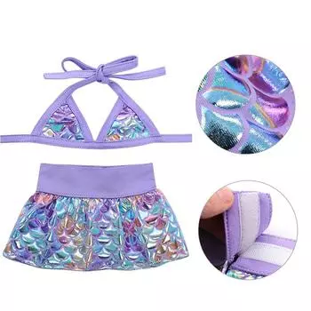 Бикини для собак в виде русалки для маленьких собак, модное летнее пляжное сексуальное платье для собак, купальник для щенков, одежда для купания чихуахуа XS