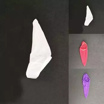 Бикини Носки для пениса Трусы Нижнее белье Носки для пениса Фиолетовый