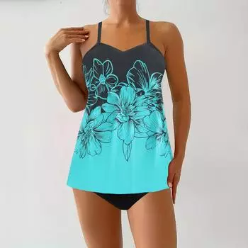 Бикини пуш-ап из двух частей, женские купальники, женские купальники, комплект бикини с высокой талией, бразильский бикини, купальный костюм, пляжная одежда xs синий