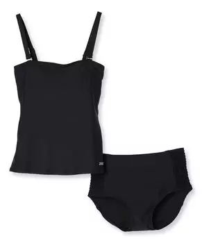 Бикини с квадратным вырезом, танкини BLK [Roxy] для женщин чёрный