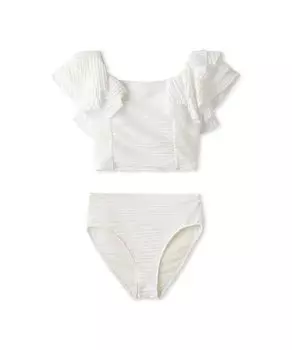 FRAY Бикини с оборками на плечах FWGG242329 WHT I.D. Женский белый