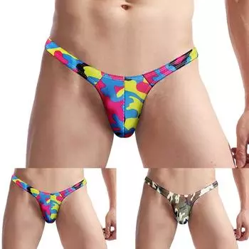 Бикини стринги нижнее белье дышащее нижнее белье с низкой талией для мужчин
