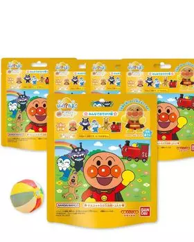 Bikkura Tamago Everyone Going Out Edition Anpanman 5 предметов Набор для оптовой покупки шарик для ванны Ванна Боб с бонусом
