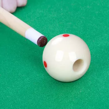 Бильярд, портативный кий, инструмент для отработки прицеливания, тренажер для мячей 1 Practice Ball