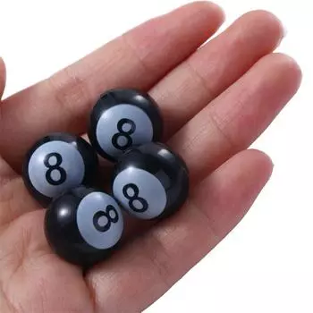 Бильярдные нержавеющие колпачки для колес Pool 8 Ball колпачки для штоков шин пылезащитный чехол колпачки для штоков клапанов 4pcs