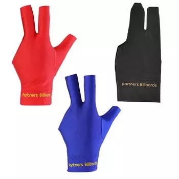 Бильярдные перчатки, спандекс, бильярдные варежки, нескользящие аксессуары для бильярда одного размера красный