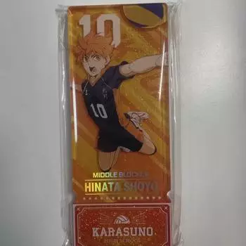 Билет Haikyu Hinata Shoyo Акриловые блестки