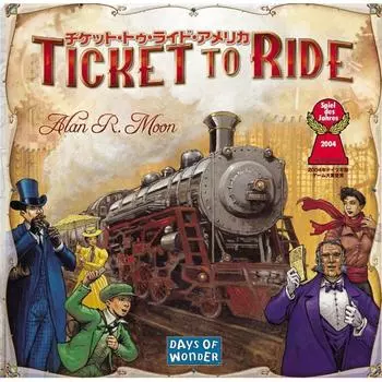 Билет Hobby Japan на Ride America (Билет на поезд) японская версия (для 2-5 игроков, 30-60 минут, для детей от 13 лет) Настольная игра