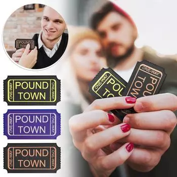 Билеты Билеты в один конец, чтобы подписать Любовь Отношения Годовщина Рождество Валентинки Подарки Наклейки Для Ее Мужа Жены Парня Подруги Партнера One Size