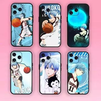 Bilibili аниме Куроко баскетбольный чехол для телефона для Xiaomi 10 12 Poco M3 X3 Nfc Redmi 10 11S Lite Ultra 4G 5G черный мягкий чехол pocoM3Pro4g