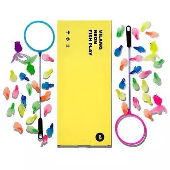 Billang Bath Play Fish 44p + Поддон для приземления Золотая рыбка Водная игрушка для игр, Корейские игрушки для ванны