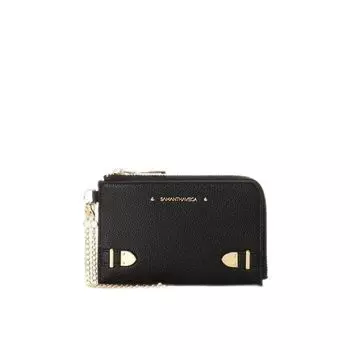 Billfold Belt Metal Multi Case Black [Samantha Vega] Women s