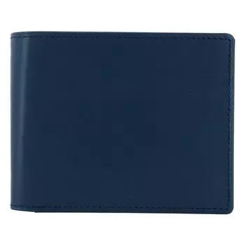 Billfold Bifold Wallet Mini Wallet 0854 Cinchero Cowhide Leather Navy x Wine [Helena] Men s [05]