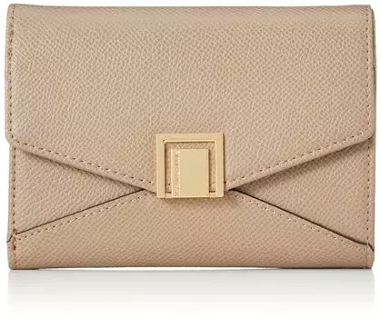 Billfold BOX Wallet Folding Wallet Beige [Samantha Vega] Women s