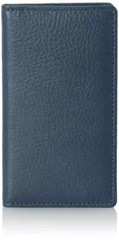 Billfold Navy Gray [Aniari] 07-20020-221