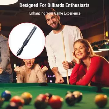 Billiard Cue Extension Carbon Tube Adjustable Length Compatible with Mezz, Predator, Cuetec Brands Billiard Accessories
