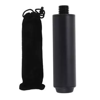 Billiard Pool Cue Extension 4 Inch Aluminum Pool Cue Extender Stick Billiard Accessory with Rear Plu