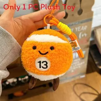 Billiards Plush Toy Keychain Cute Cartoon Doll Backpack Pendant Gift Holiday