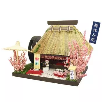 Billy Handmade Dollhouse Kit Thatched House Kit Tea Shop 8441