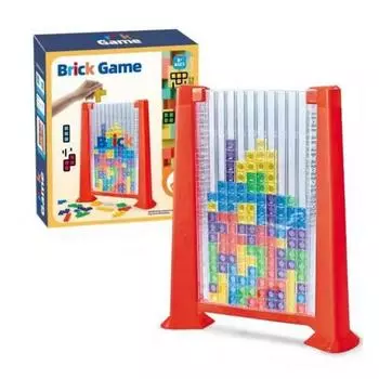 Billy s House Tetris Block Stacking Прозрачная настольная игра 2 цвета, красный