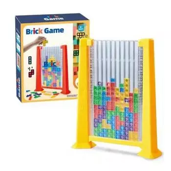 Billy s House Tetris Block Stacking Прозрачная настольная игра 2 цвета, желтый
