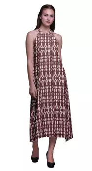 Bimba Tie-Dye Summer Holiday Party Halter Neck Beachwear Women Large малиновый