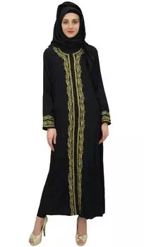Bimba Women Black Straight Kurta Kurti Классическая шикарная формальная туника с v-образным вырезом 10 чёрный