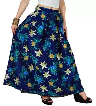 Bimba Женская Белая Макси Длинная Расклешенная Юбка С Подкладкой Повседневная Хлопковая Летняя 10 белый