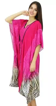 Бимба женский новейший купальник кафтан прикрывает розовый пляжный кафтан длиной до колен 10 розовый