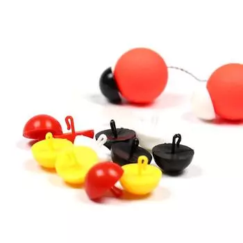 Bimoo, 12 шт./упак., приманка для бойла с низкой видимостью, приманка для волос, прицел, останавливающий стержень для ловли карпа, стержень для рыбалки чёрный