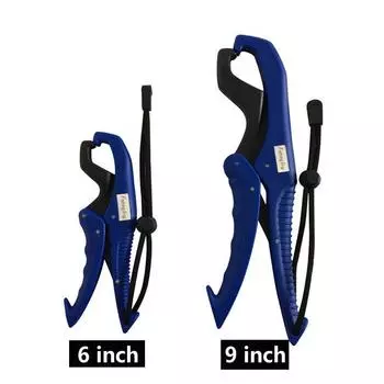 Bimoo 1 шт. 6 /9 рыболовный захват, инструмент для захвата рыбы, плоскогубцы, контроллер, ABS, держатель для снасти, зажим для рыбы с регулируемой веревкой S оранжевый