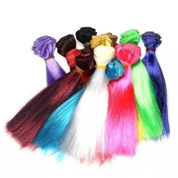 Bimoo, 6 упаковок, яркое искусственное волокно для вязания мушек, стример для лосося, щуки, мушки, оснастки Sabiki, материал для изготовления флуоресцентного зеленого, розового, желтого цвета