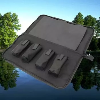 Bimoo черный цвет карп рыболовные снасти сумка аксессуар рыболовная сигнализация стержень сумка для переноски