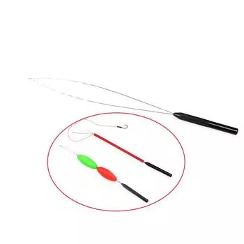 Bimoo Карповая рыбалка наращивание волос петля нитевдеватель тянущий инструмент микрокольца петлевой инструмент петлевой нитевдеватель тянущая игла пластик