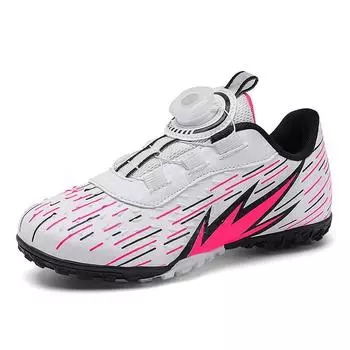 Binbin bird rotating buckle children breathable broken nail football shoes indoor grass training shoes football sneakers 30