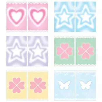 Binder holder, Poka binder holder, 6 types of paper * 20 sheets, 120 sheets package, popular Korean game