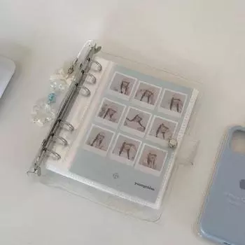 Binder Room Альбом для хранения фотографий большой емкости, четырехслойный, тип «половина на половину»