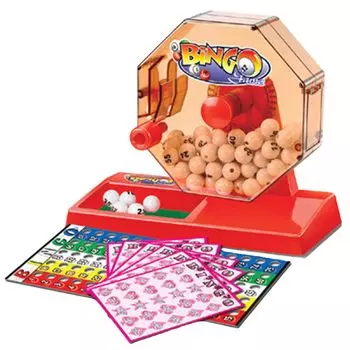 Bingo Game Compact Bingo Bingo Ball Home New Cherry Blossom Numbered Balls [Chandini] Set, Size, Machine, Cards, Tray, Party, Christmas, Event,