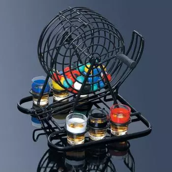 Бинго Шейкер Бар Игровой Бар Мини Шейкер Вечеринка Развлечения Игрушки Настольная Игра чёрный