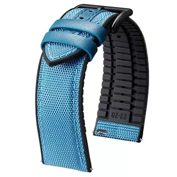 [BINLUN] нейлоновый силиконовый ремешок для часов 18 мм 19 мм 20 мм 21 мм 22 мм Быстросъемный гибридный ремешок из холста и резины Сменные ремешки для часов для мужчин и женщин 9