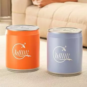 Мусорные баки Креативная сетка для дома с крышкой Гостиная Автомобильная Хранилище Бочка Ванная Корзина для бумаг 1pc оранжевый