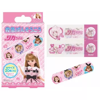 Бинт для оказания первой помощи скейтерам, размер M, бинт Licca-chan Takara Tomy, сделано в Японии, 20 штук QQB1