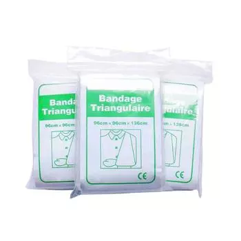 Бинт из нетканых материалов треугольный для занятий спортом на открытом воздухе повязка на рану фиксирующая повязка для руки 96*96*136 см